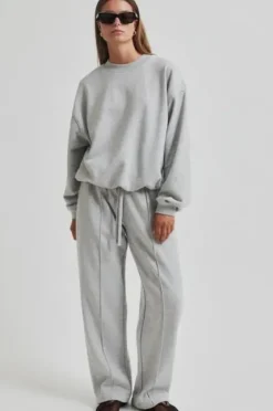 Sale Abadell collegehousut, grey melange Farkut Ja Housut|Uutuudet