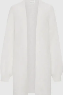 - Lee midi mohairneuletakki, white Neuleet Ja Neuletakit