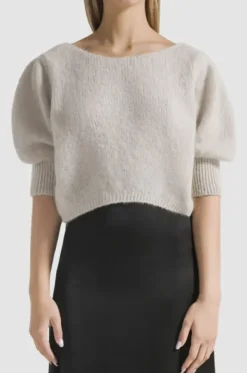 Outlet - Manda neuletakki alpakkaa, beige Neuleet Ja Neuletakit|Uutuudet