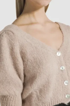 Hot - Manda neuletakki alpakkaa, medium brown Neuleet Ja Neuletakit|Uutuudet