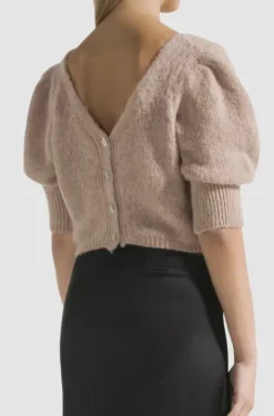 Hot - Manda neuletakki alpakkaa, medium brown Neuleet Ja Neuletakit|Uutuudet