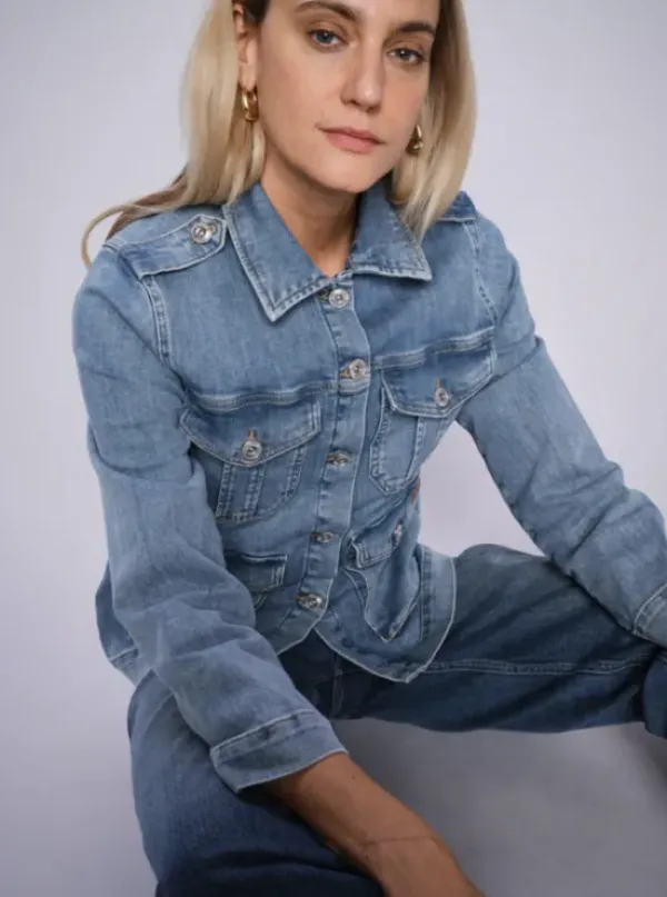 Anetta farkkutakki, blue Ulkotakit Ja -Liivit|Uutuudet