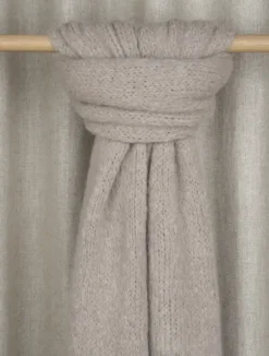 Hot Angeles paksumpi huivi, greige Huivit Ja Kaulurit