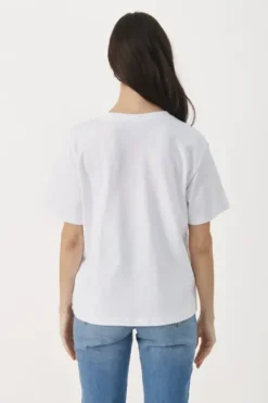 Anne t-paita, bright white Paidat Ja Topit|Uutuudet