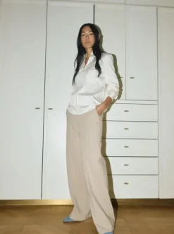 Bea Vienna housut, feather gray Farkut Ja Housut|Uutuudet