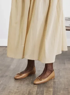 Sale Bodil ballerinat nahkaa, cognac Korkokengät Ja Ballerinat