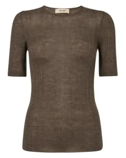 Discount Bouch lyhythih trikoopaita villaa, chocolate chip Paidat Ja Topit|Uutuudet