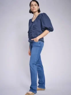 New Carla Naomi Deluxe Jeans, mid blue Farkut Ja Housut|Uutuudet