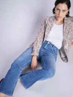 Best Cecilia Sioux Jeans, mid blue ankle Farkut Ja Housut|Uutuudet