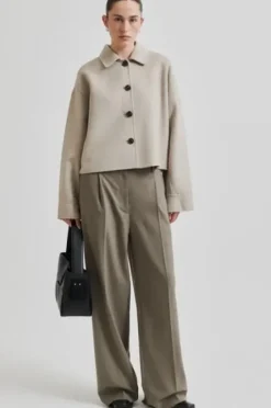 Online Cira Jacket, beige melange Ulkotakit Ja -Liivit|Uutuudet