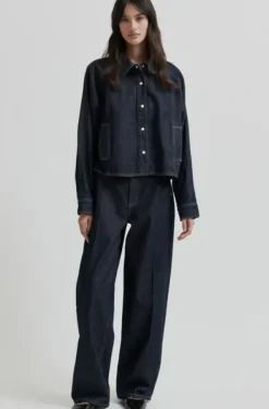 Hot Columbus New Denim Trousers, dark blue denim Farkut Ja Housut|Uutuudet