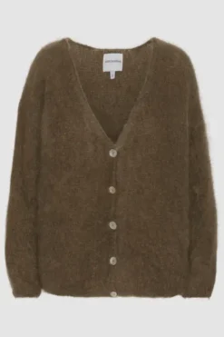 Outlet Cornelia mohairneuletakki, dark brown Neuleet Ja Neuletakit|Uutuudet