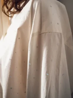 Clearance Danika Rhin paitapusero, ecru Paidat Ja Topit|Uutuudet