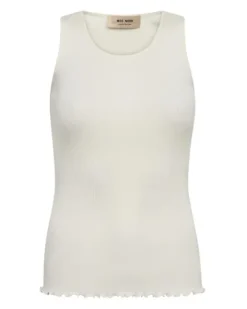 Online Elaine silkkitoppi, ecru Paidat Ja Topit|Uutuudet