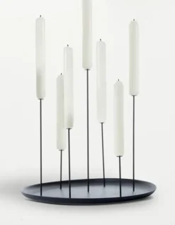 Best - MULTI CANDLE PIN kynttilänjalka, musta Kynttilät Ja Lyhdyt
