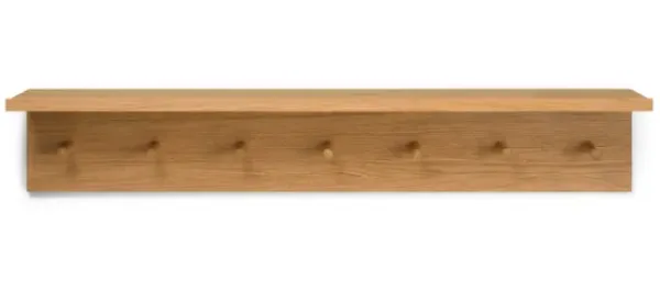 Best Ferm Living - Naulakko hyllyllä L, tammi Säilytys