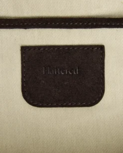 New - Alva shoulder bag, suede chocolade Laukut