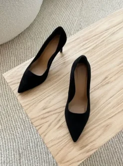 Sale - Charlie Suede korkkarit, musta Korkokengät Ja Ballerinat