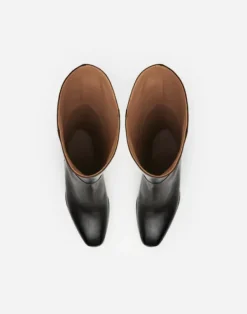 Clearance - Colette nahkasaappaat, musta Saappaat Ja Nilkkurit|Janinan Suosikit