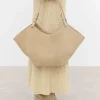 Hot - Dilba Mini Tote Bag Suede Sand Laukut