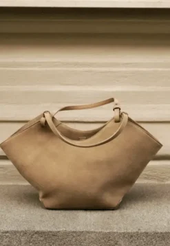 Hot - Dilba Mini Tote Bag Suede Sand Laukut