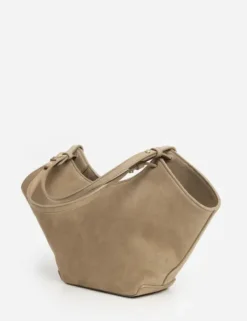 Hot - Dilba Mini Tote Bag Suede Sand Laukut
