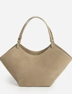 Hot - Dilba Mini Tote Bag Suede Sand Laukut