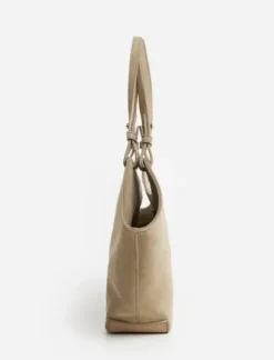 Hot - Dilba Mini Tote Bag Suede Sand Laukut