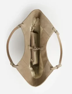 Hot - Dilba Mini Tote Bag Suede Sand Laukut