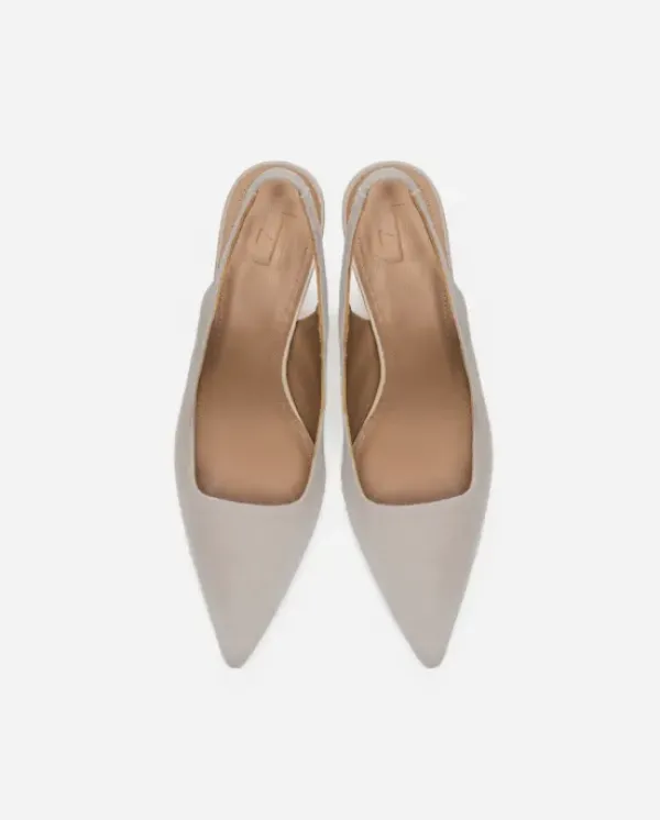 Hot - Franchesca Suede korkokengät, sand Korkokengät Ja Ballerinat