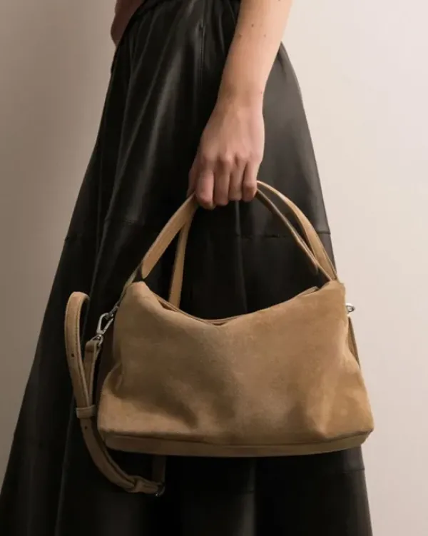 Clearance - Hera handbag, suede sand Laukut