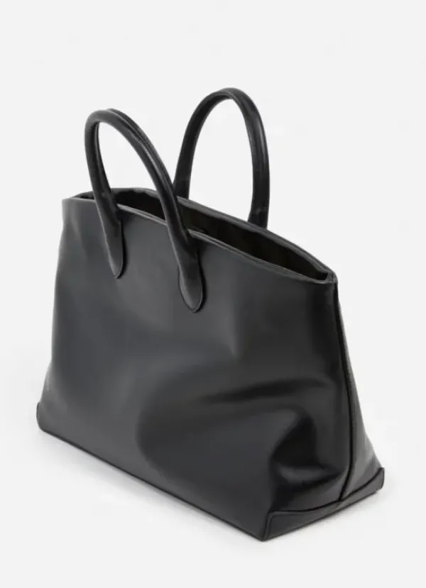 Discount - Lola tote bag leather, black Laukut