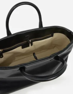 Discount - Lola tote bag leather, black Laukut