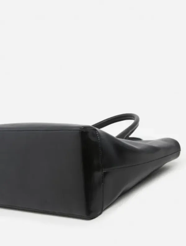 Discount - Lola tote bag leather, black Laukut