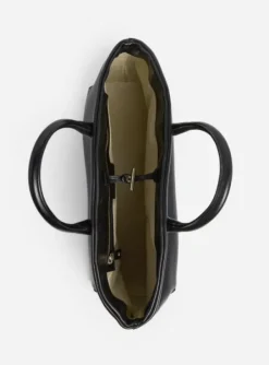 Discount - Lola tote bag leather, black Laukut