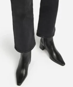 Sale - Riley nilkkurit nahkaa, musta Saappaat Ja Nilkkurit