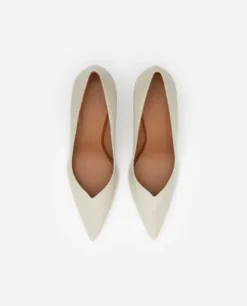 Online - Rose leather korkokengät, creme Korkokengät Ja Ballerinat