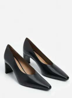 Sale - Tove korkokengät nahkaa, musta Korkokengät Ja Ballerinat