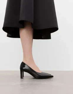 Sale - Tove korkokengät nahkaa, musta Korkokengät Ja Ballerinat