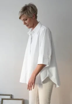 Best Gauhar - klassinen paitapusero, valkoinen Paidat Ja Topit