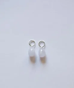 Online Gauhar - Lisäosat Blue Lace Agate Drop, hopea Gauhar Helsinki