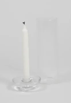 Outlet Gilly lasinen kynttilänjalka kruunukynttilälle Kynttilät Ja Lyhdyt