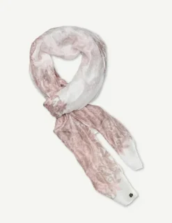 Online - Joory huivi, white print Huivit Ja Kaulurit