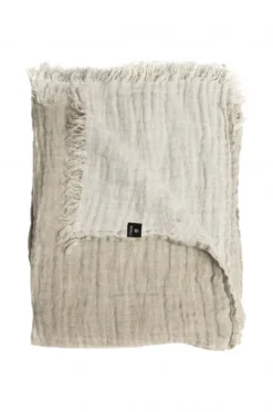 Online - Hannelin pellavainen torkkupeitto 130x170 cm Torkkupeitot