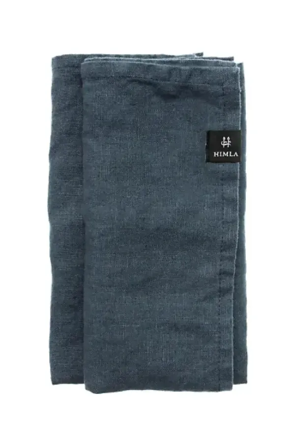 Clearance - pellavaservetit, 4kpl tummansininen Keittiötekstiilit