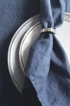 Clearance - pellavaservetit, 4kpl tummansininen Keittiötekstiilit