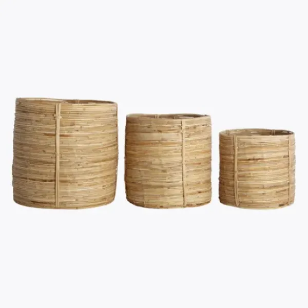 Online - Chaka säilytyskori, korkea pyöreä Kylpyhuonetarvikkeet|Säilytys