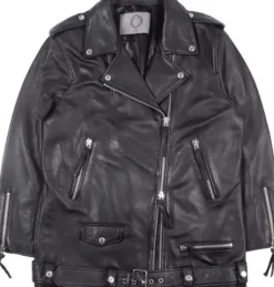 Hot - Emelie musta oversize nahkatakki Ulkotakit Ja -Liivit