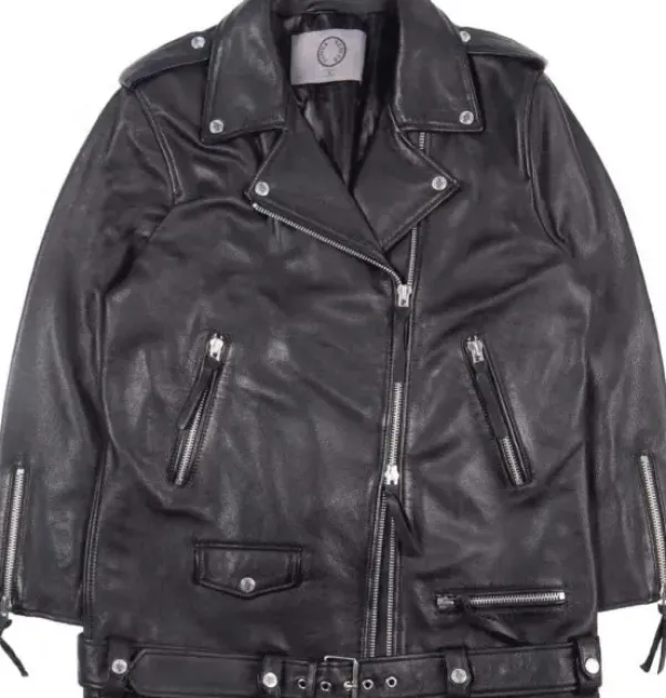 Hot - Emelie musta oversize nahkatakki Ulkotakit Ja -Liivit