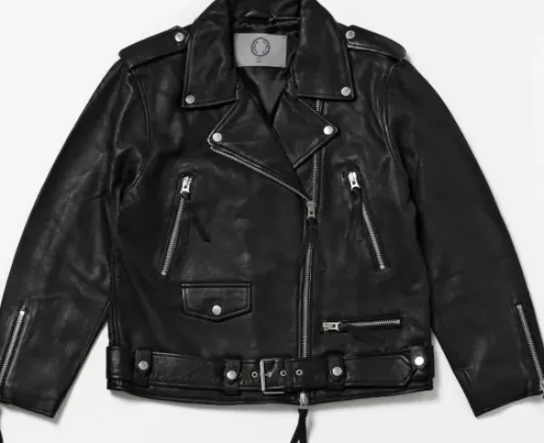 - Leah nahkatakki, musta Ulkotakit Ja -Liivit